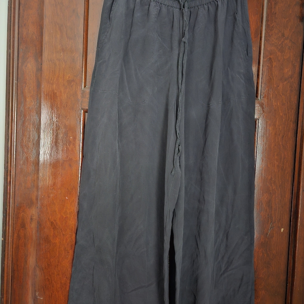 Club Monaco 100% Silk Wide Leg Pants - Picture 2 of 4